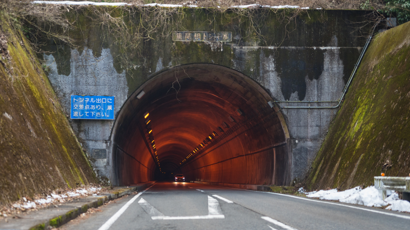 A good road needs tunnels.